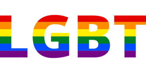 LGBT Rainbow Lettering