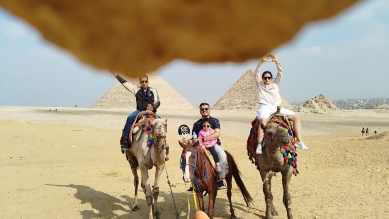 Camel Ride Adventure at the Pyramids of Giza