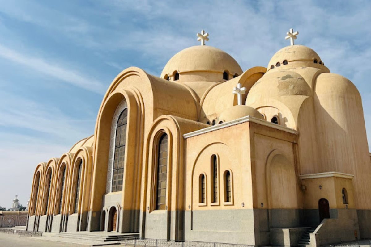 Wadi Al Natrun desert landscape with ancient monasteries and serene surrounding